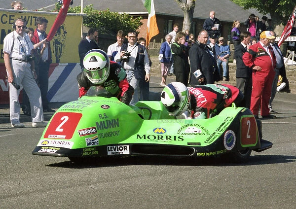 Kenny Howles & Alan Langton (Ireson Yamaha) 1991 Sidecar TT