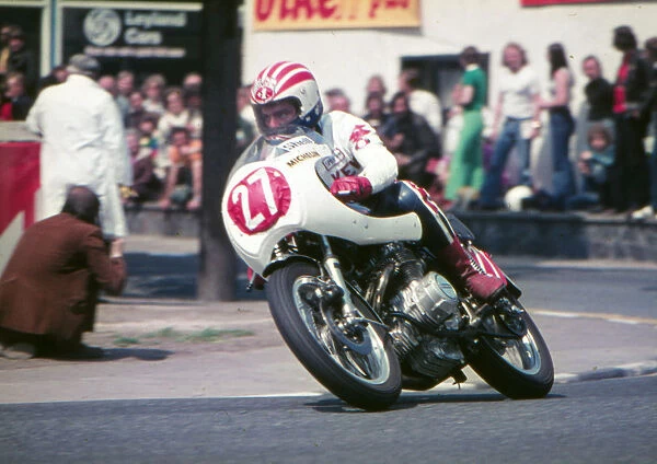 Kev Riley (Honda) 1976 Production TT