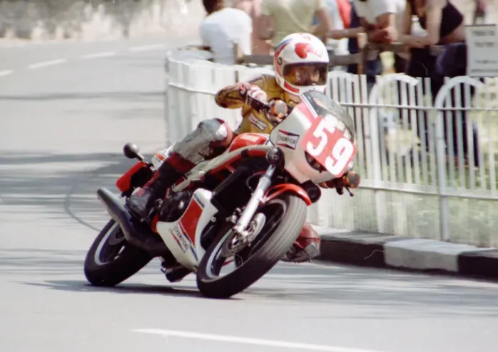 Framed Print : Kevin Clarke (Yamaha) 1984 Production TT Framed Print : Kevin Clarke (Yamaha) 1984 Production TT