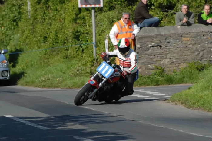 Framed Print : Kevin Murphy (Buell) 2007 Jurby Road