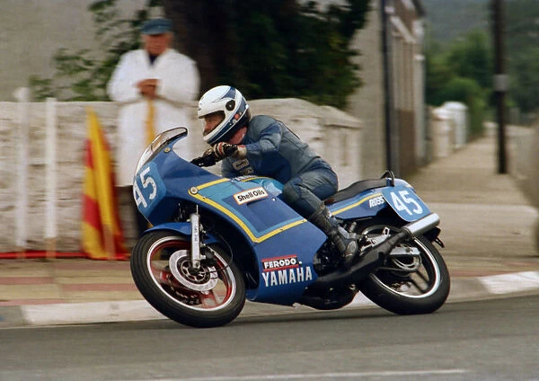 Kevin Newbery (Yamaha) 1987 Junior Manx Grand Prix
