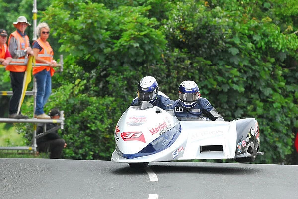 Kevin Thornton & Dave Dean (Suzuki LCR) 2018 Sidecar TT