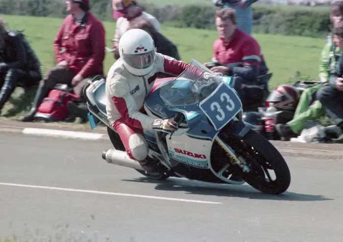 Framed Print : Kevin Wilson (Suzuki) 1986 Production B TT Framed Print : Kevin Wilson (Suzuki) 1986 Production B TT