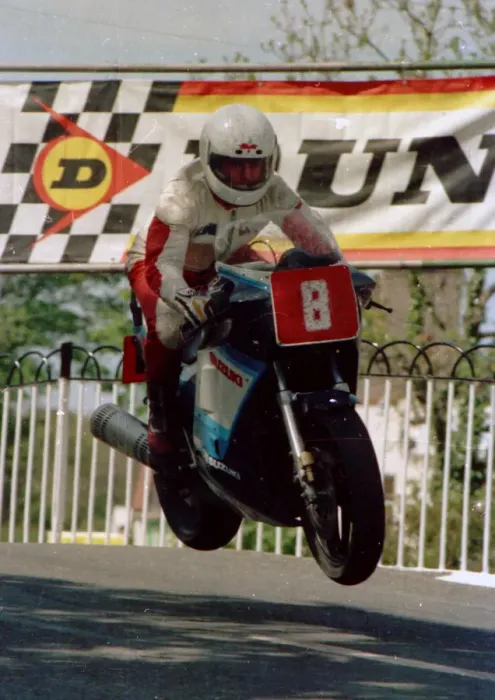 Framed Print : Kevin Wilson (Suzuki) 1986 Production A TT Framed Print : Kevin Wilson (Suzuki) 1986 Production A TT