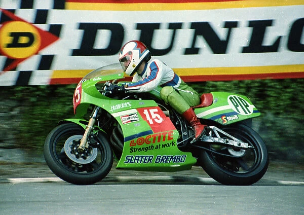 Kevin Wrettom (Pip Harris Kawasaki) 1983 Formula One TT