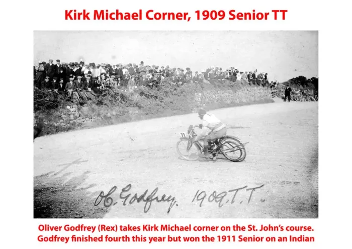 Framed Print : Kirk Michael Corner, 1909 Senior TT Framed Print : Kirk Michael Corner, 1909 Senior TT
