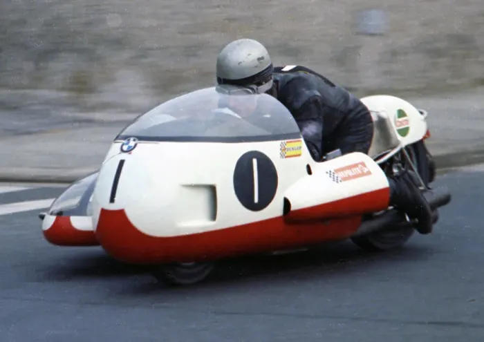 Framed Print : Klaus Enders Ralf Engelhardt 500 BMW 1970 TT