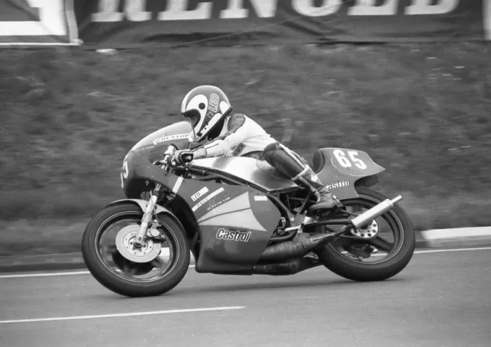 Framed Print : Kurt Mayer (Harris) 1985 Junior TT Framed Print : Kurt Mayer (Harris) 1985 Junior TT