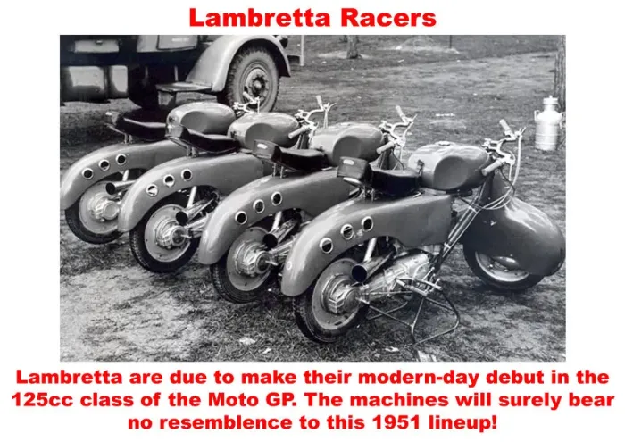 Framed Print : Lambretta Racers