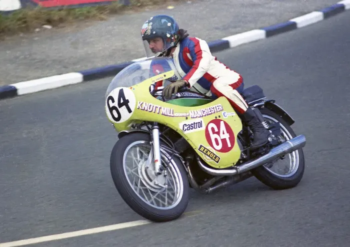 Framed Print : Larry Carter (Benelli) 1974 Production TT Framed Print : Larry Carter (Benelli) 1974 Production TT
