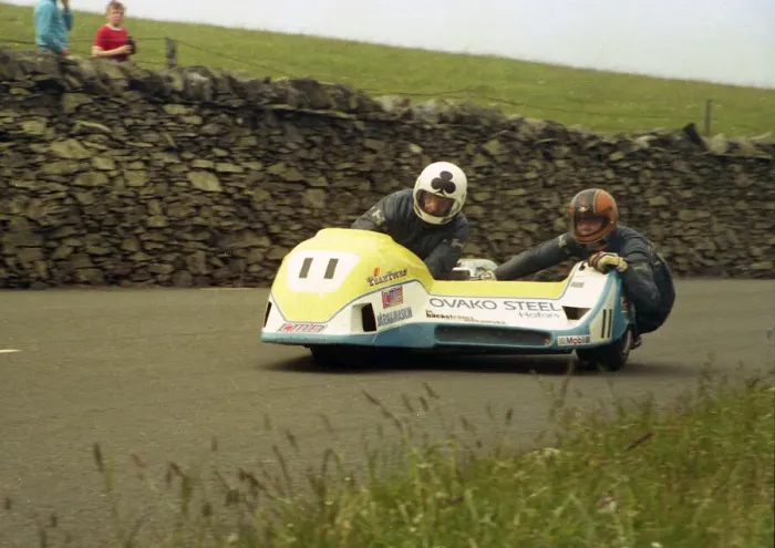 Framed Print : Lars Schwartz & Leif Gustavsson (LGMY Ireson) 1987 Sidecar TT Framed Print : Lars Schwartz & Leif Gustavsson (LGMY Ireson) 1987 Sidecar TT
