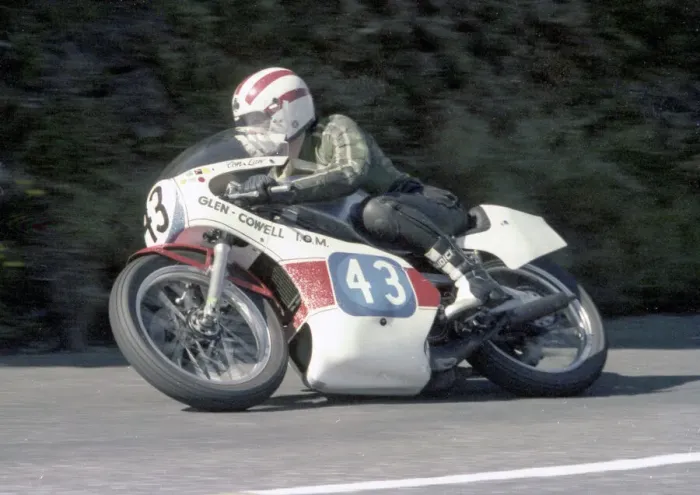 Framed Print : Con Law (Glen Cowell Yamaha) 1979 Junior Manx Grand Prix Framed Print : Con Law (Glen Cowell Yamaha) 1979 Junior Manx Grand Prix
