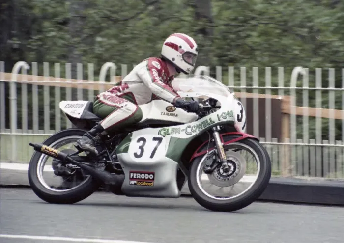 Framed Print : Con Law (Glen-Cowell Yamaha) 1980 Classic TT Framed Print : Con Law (Glen-Cowell Yamaha) 1980 Classic TT