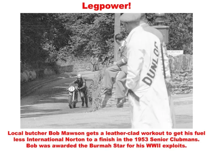 Framed Print : Legpower. Local Butcher Bob Mawson gets a leather-clad workout to get his Framed Print : Legpower. Local Butcher Bob Mawson gets a leather-clad workout to get his