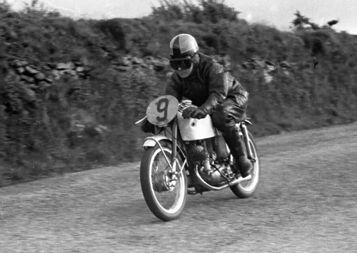 Framed Print : Len Harfield EMC Puch 1954 Ultra Lightweight TT Framed Print : Len Harfield EMC Puch 1954 Ultra Lightweight TT