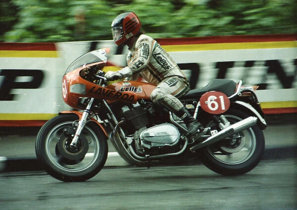 Lennart Backstrom (Laverda) 1980 Formula One TT