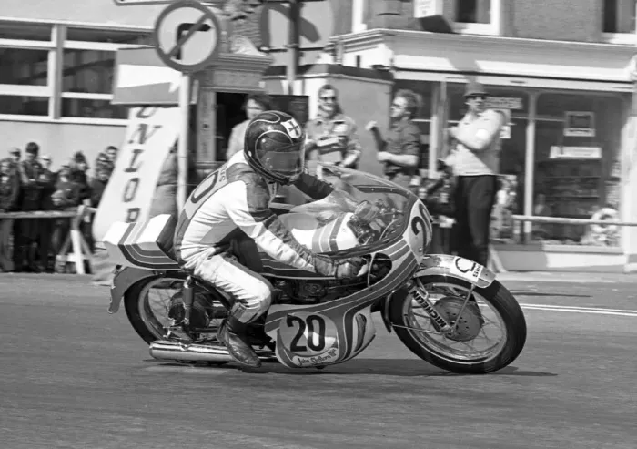 Framed Print : Leo Castles (Honda) 1975 Production TT Framed Print : Leo Castles (Honda) 1975 Production TT