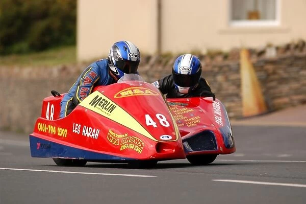 Les Harah & Carl McGurk (Jacobs Yamaha) 2004 Sidecar TT