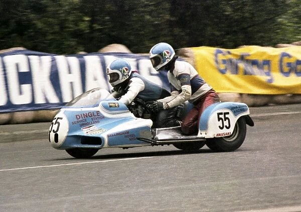 Les Hurst & Eric Ammann (JTR Kawasaki) 1979 Sidecar TT