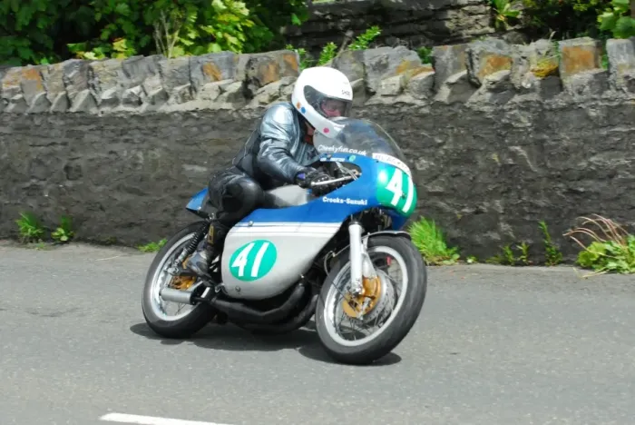 Framed Print : Les Trotter (Suzuki) 2015 Pre TT Classic Framed Print : Les Trotter (Suzuki) 2015 Pre TT Classic