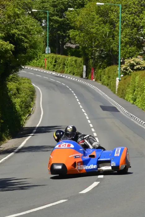 Framed Print : Lionel Mansuy & Melanie Farnier (Windle DD) 2015 Sidecar TT