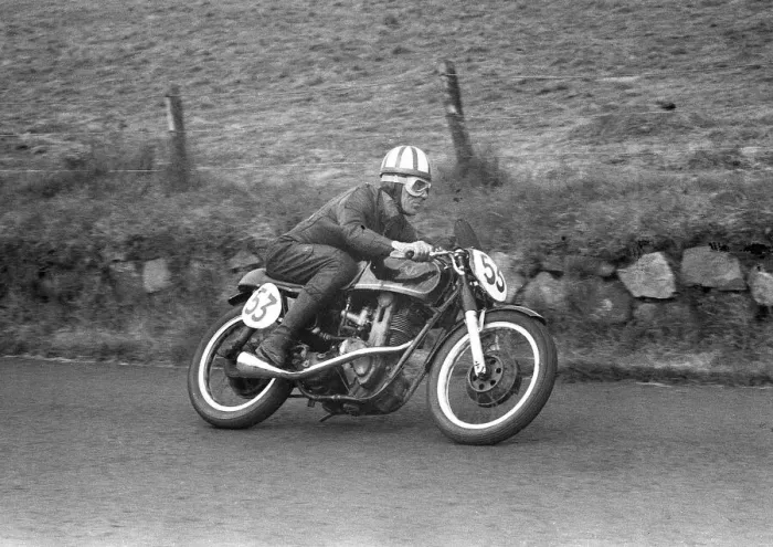 Framed Print : Llewellyn Ranson (AJS) 1958 Junior Ulster Grand Prix Framed Print : Llewellyn Ranson (AJS) 1958 Junior Ulster Grand Prix