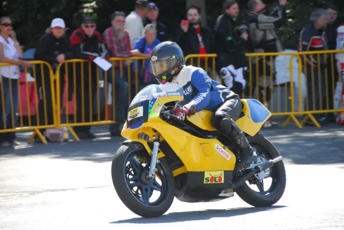 Framed Print : Lloyd Dickinson (Yamaha) 2014 Parade Lap Framed Print : Lloyd Dickinson (Yamaha) 2014 Parade Lap