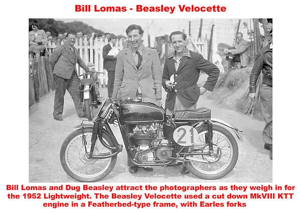 Bill Lomas - Beasley Velocette