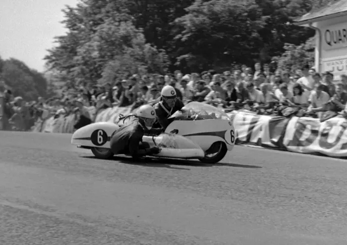 Framed Print : Loni Neussner & Roland Foll (BMW) 1960 Sidecar TT Framed Print : Loni Neussner & Roland Foll (BMW) 1960 Sidecar TT