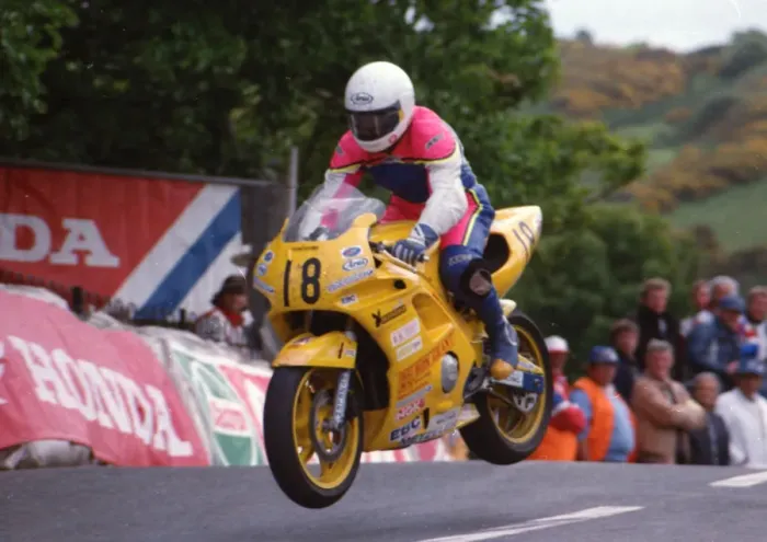 Framed Print : Loren Poole (Honda) 1994 Supersport 600 TT Framed Print : Loren Poole (Honda) 1994 Supersport 600 TT