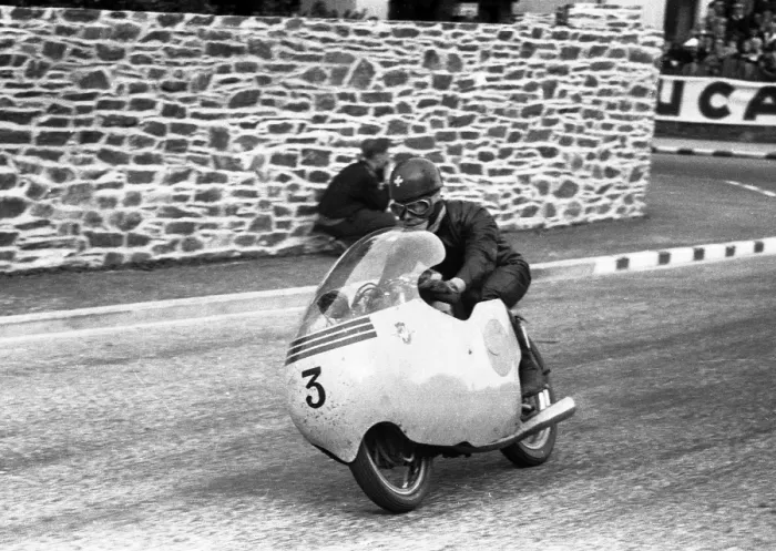 Framed Print : Luigi Taveri (MV) 1957 Lightweight TT Framed Print : Luigi Taveri (MV) 1957 Lightweight TT