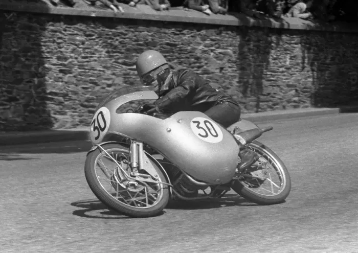 Framed Print : Luigi Taveri (MZ) 1959 Ultra Lightweight TT Framed Print : Luigi Taveri (MZ) 1959 Ultra Lightweight TT