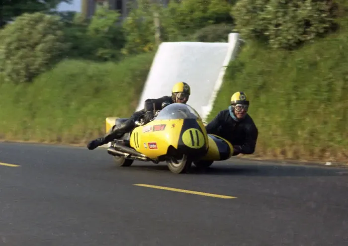 Framed Print : Mac Hobson & John Hartridge (BSA) 1971 750cc Sidecar TT Framed Print : Mac Hobson & John Hartridge (BSA) 1971 750cc Sidecar TT