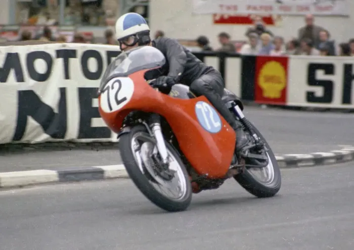 Framed Print : Malcolm Bailey (AJS) 1968 Junior Manx Grand Prix Framed Print : Malcolm Bailey (AJS) 1968 Junior Manx Grand Prix