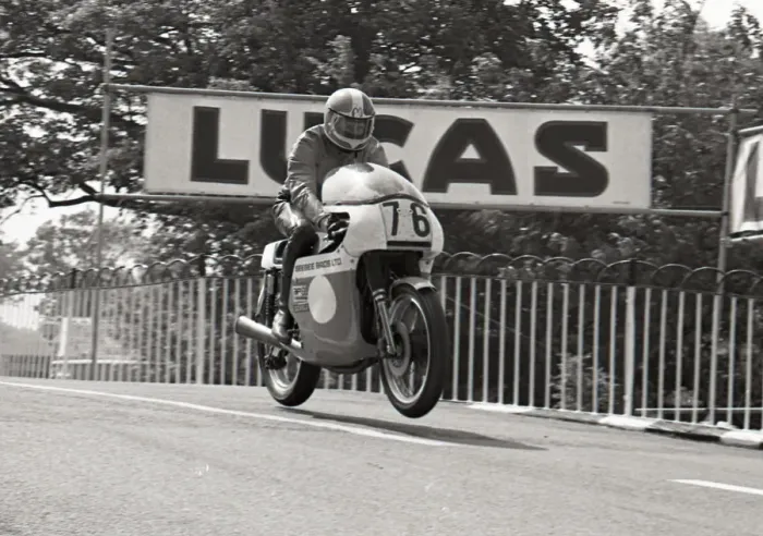 Framed Print : Malcolm Lucas (Bee Bee BSA) 1975 Classic TT Framed Print : Malcolm Lucas (Bee Bee BSA) 1975 Classic TT