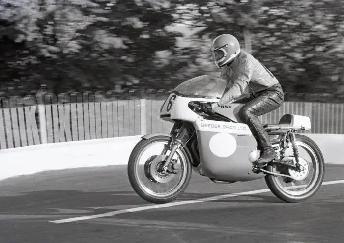 Framed Print : Malcolm Lucas (Bee Bee BSA) 1975 Classic TT Framed Print : Malcolm Lucas (Bee Bee BSA) 1975 Classic TT