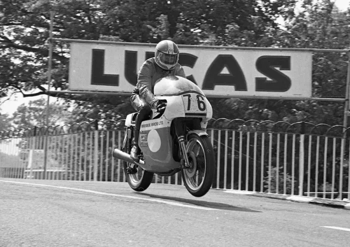 Framed Print : Malcolm Lucas (Beebee BSA) 1975 Classic TT Framed Print : Malcolm Lucas (Beebee BSA) 1975 Classic TT