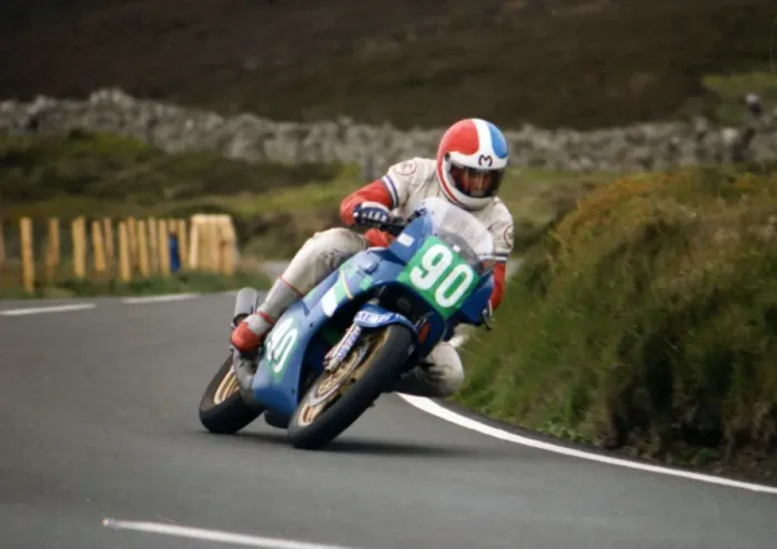 Framed Print : Malcolm Lucas (Yamaha) 1989 Supersport 400 TT Framed Print : Malcolm Lucas (Yamaha) 1989 Supersport 400 TT