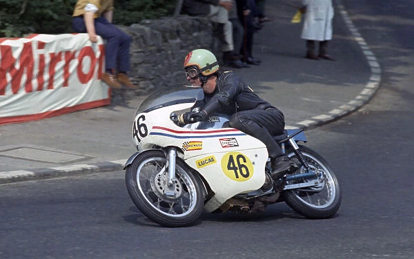 Malcolm Moffatt (Seeley) at Quarter Bridge 1970 Senior TT