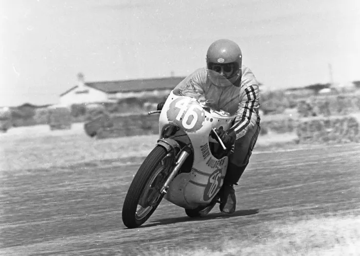 Framed Print : Malcom Teare (Yamaha) 1976 Jurby Airfield Framed Print : Malcom Teare (Yamaha) 1976 Jurby Airfield