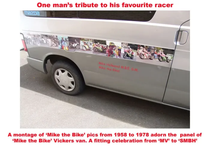 Framed Print : One mans tribute to his favourite racer Framed Print : One mans tribute to his favourite racer