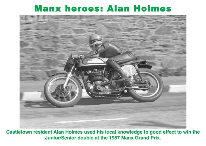Framed Print : Manx heroes - Alan Holmes Framed Print : Manx heroes - Alan Holmes
