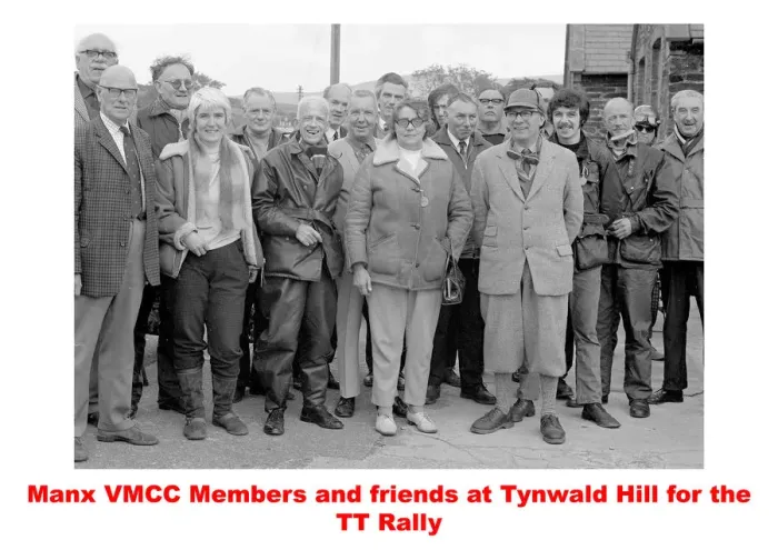 Framed Print : Manx V. M. C. C. members Framed Print : Manx V. M. C. C. members