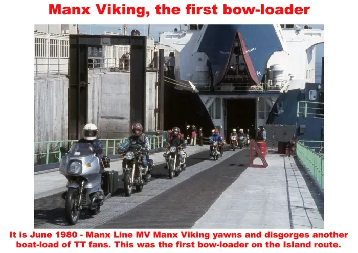 Framed Print : Manx Viking, the first bow-loader Framed Print : Manx Viking, the first bow-loader