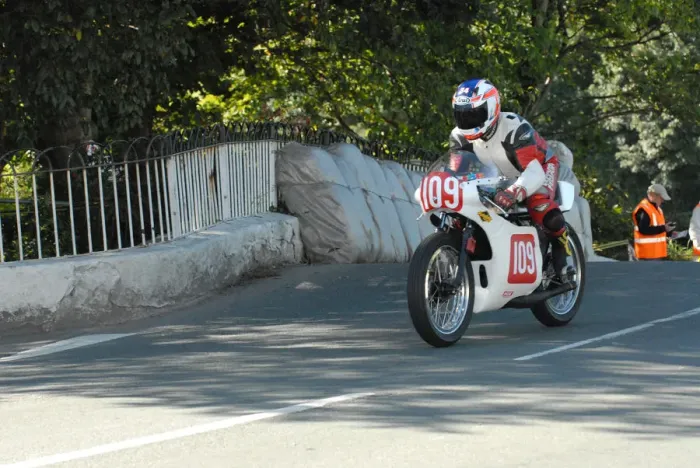 Framed Print : Marek Wieckowski (Yamaha) 2010 Post Classic TT