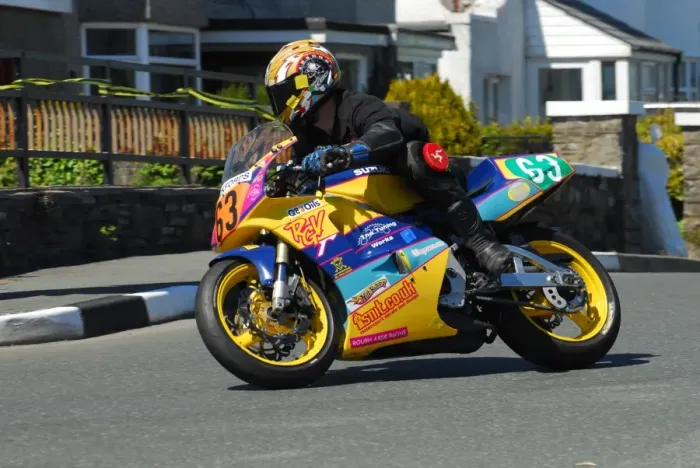 Framed Print : Mark Bamford (Suzuki) 2013 Pre TT Classic Framed Print : Mark Bamford (Suzuki) 2013 Pre TT Classic