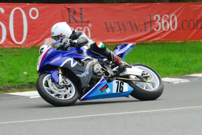 Framed Print : Mark Goodings (Kawasaki) 2017 Superbike TT