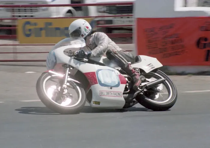 Framed Print : Mark Johns (Yamaha) 1982 Senior TT