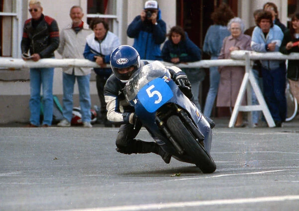 Martin Birkinshaw (Armstrong) 1990 Junior Manx Grand Prix