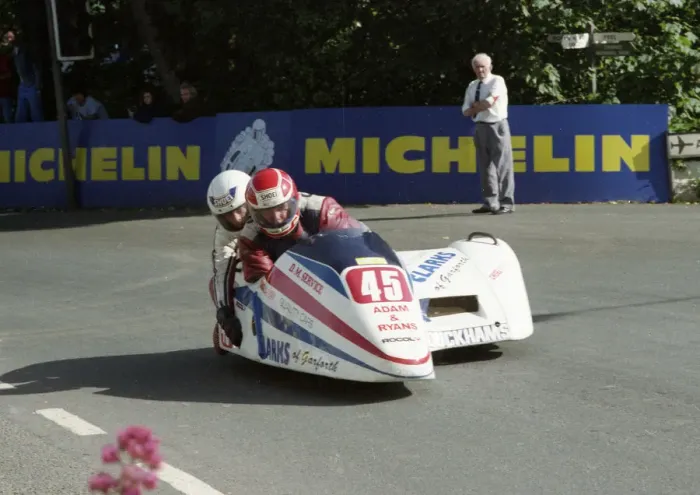 Framed Print : Martin Clark & Boyd Hutchinson (Ringhini) 1993 Sidecar TT Framed Print : Martin Clark & Boyd Hutchinson (Ringhini) 1993 Sidecar TT